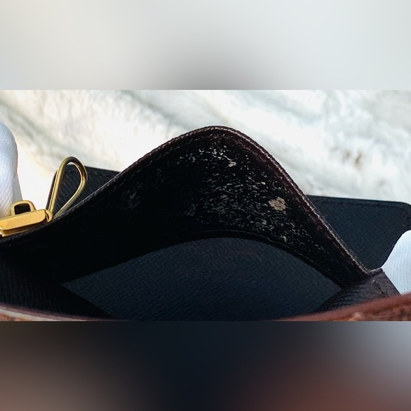 Louis Vuitton DAMIER Ebene 6 key card  ring pouch  1999 - Picture 7 of 9